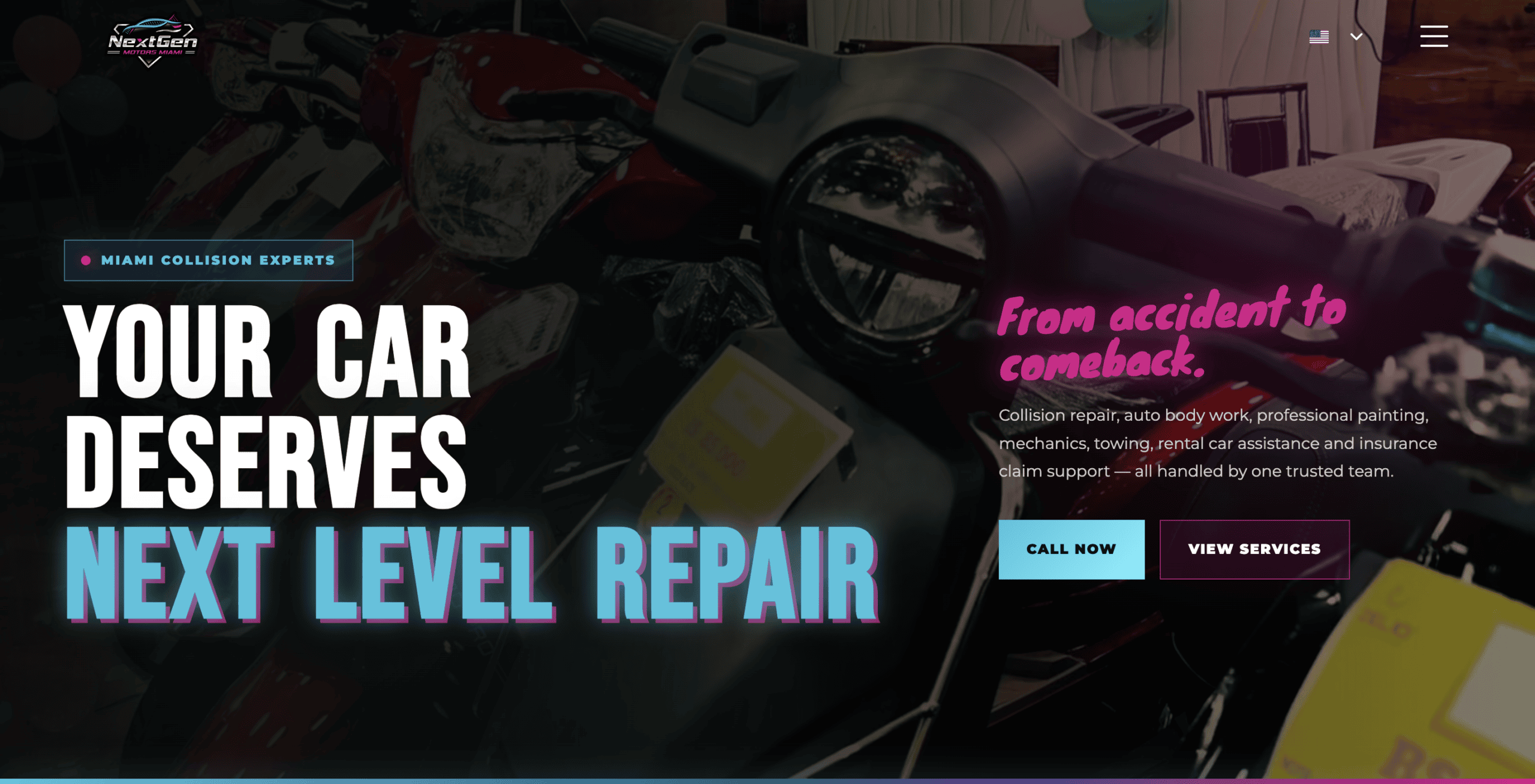 Automotive campaign graphic design
